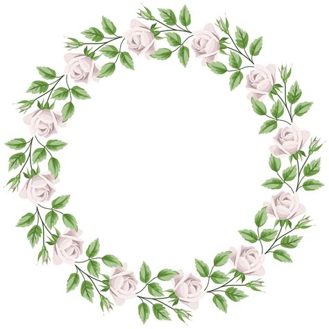 White Rose Border Png Decorative Bush Clipart Free Cliparts The Best