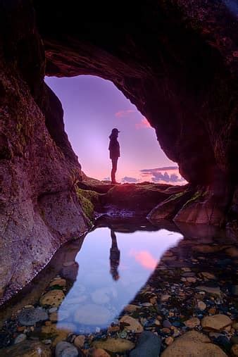 nature, cave, outdoors, mountain, light, computer backgrounds ...