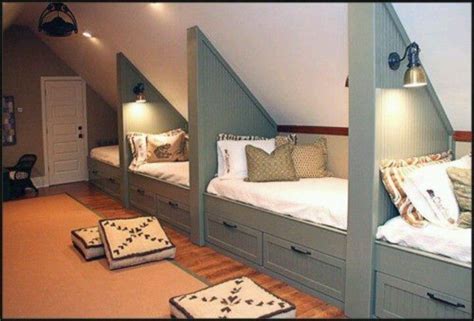 14 attic bedrooms making us want to move upstairs. Attic space with slanted ceilings great idea! | 1000 ...