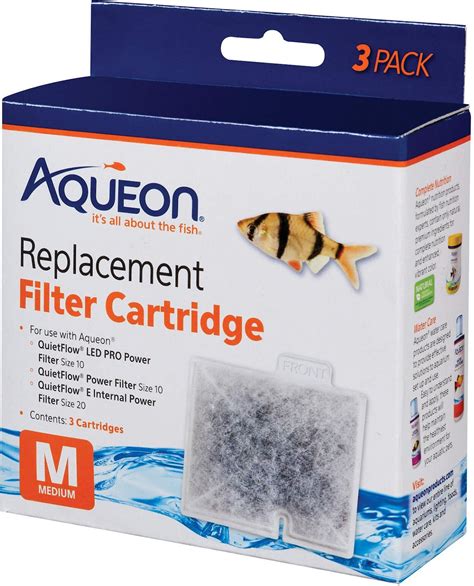 Aqueon Medium Replacement Filter Cartridge 3 Count