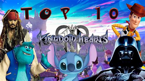 Top 10 Mundos Para Kingdom Hearts 3 Youtube