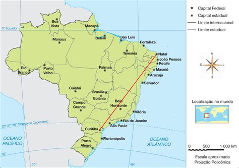 A Escala Em Um Mapa Indica
