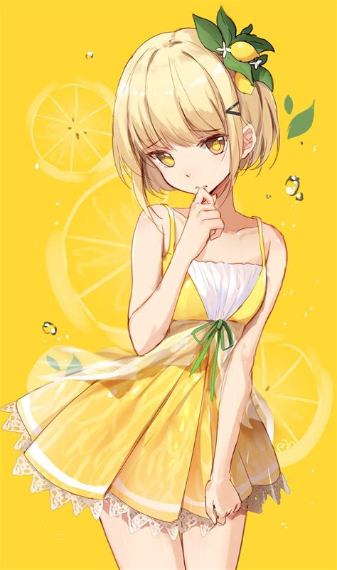 Yellow Anime Wallpaper