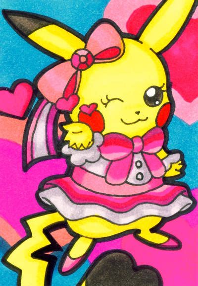 pokemon pop star pikachu atc by plushlosophy on deviantart