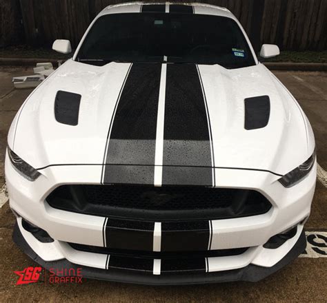 Mustang Rally Vinyl Racing Stripes