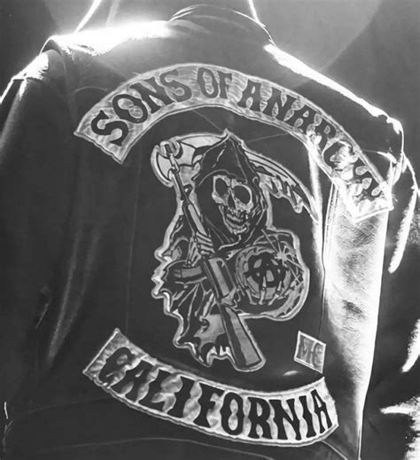 Sons Of Anarchy Back Patches Embroidered Jacket Not Etsy