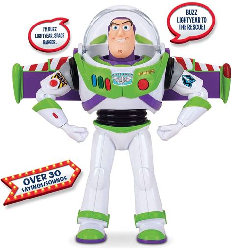 Buzz Lightyear Deluxe Space Ranger Action Figure Toy Story