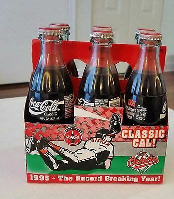 Today the drink concocted in atlanta, georgia in 1886 by john pemberton, pharmacist, former confederate army colonel and morphine addict is available in every. Vintage Coca Cola Bottles Cal Ripken Jr Classic Cal 1995 Record Breaking Year | eBay