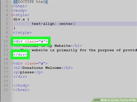 How To Center Text In Html With Pictures Wiki How To English