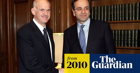 Greeces Papandreou Makes Tv Appeal For Unity Over Financial Crisis Greece The Guardian