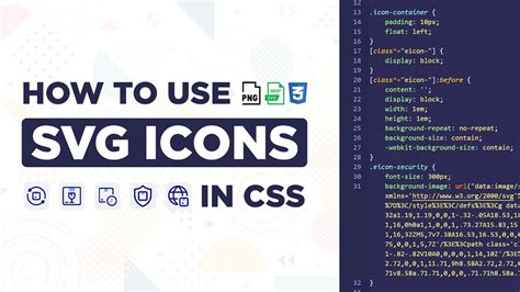 How To Use Svg Icons In Css Convert Png Icons To Svg Youtube