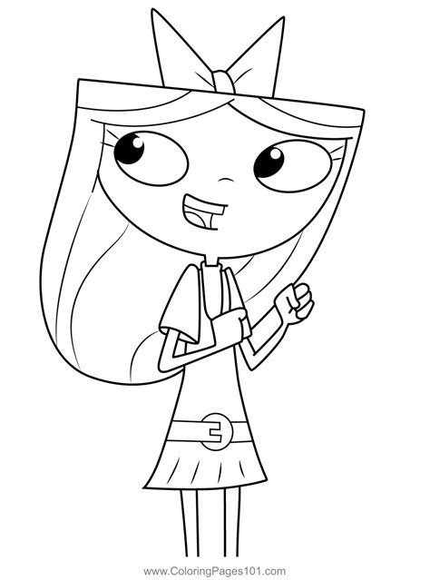 Phineas And Ferb Coloring Pages Candace