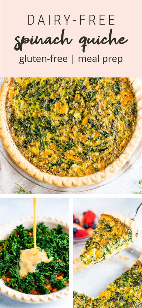 Maybe you would like to learn more about one of these? Dairy-Free Spinach Quiche | Recipe | Dairy free, Gluten ...