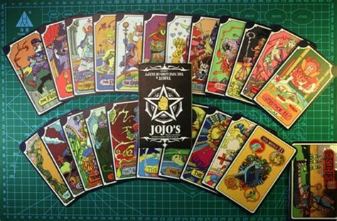 31 Pcs Jojos Bizarre Adventure Anime Tarot Card Board Game With Paper