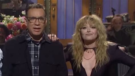 natasha lyonne brings out ex fred armisen for snl monologue jokes about sex tape patabook news