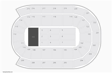 Huntington Center Seating Chart With Seat Numbers Two Birds Home