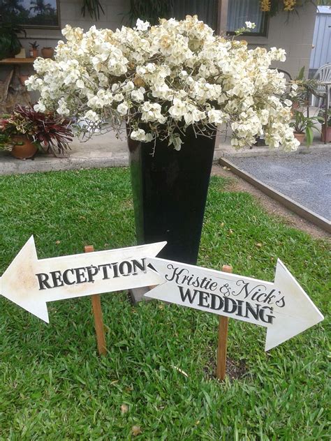 Protection exclusively for ambank credit cardholders. Directional Signage "Reception" & "Wedding", personalized ...