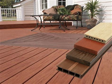 Moisture Proof Wpc Wood Plastic Composite Decking Boards For Outside 2m