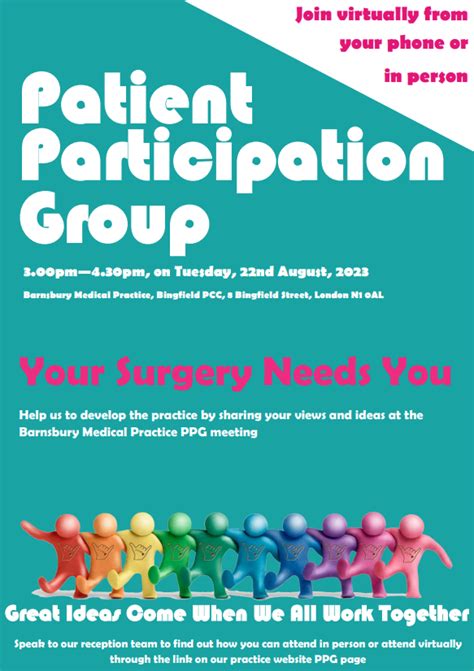 Patient Participation Group Ppg Barnsbury Medical Practice