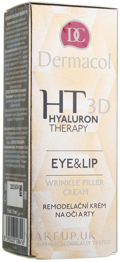 Eye And Lip Cream With Hyaluronic Acid Dermacol Hyaluron Therapy 3d