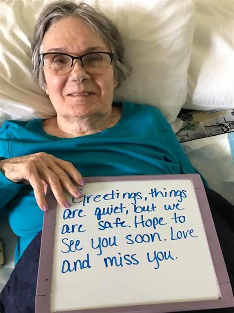 We provide affordable and comfortable homes for the elderly men and women. Nursing home uses white boards to send messages to loved ...