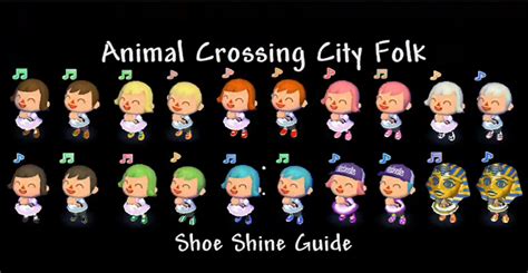 Bell making guide some quick and easy ways to make a few bells are listed in this guide. Image - Accf shoe shine guide.png - Animal Crossing Wiki