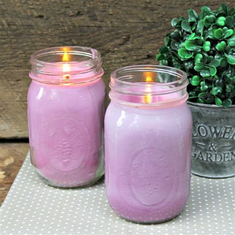 Diy Mason Jar Citronella Lavender Candle A Cultivated Nest