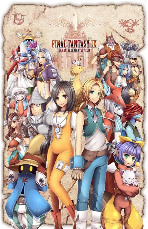 Final Fantasy 9 By Kamaniki Ffix Pinterest