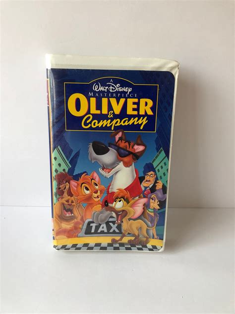 Walt Disneys Oliver And Company Vhs 1996 Masterpiece Etsy