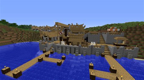 Elysium Medieval Port City Download Creative Mode Minecraft Java