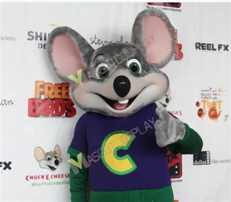 Chuck E Cheese Mascot Costume Chuck E Cheese Fast Food Promotion