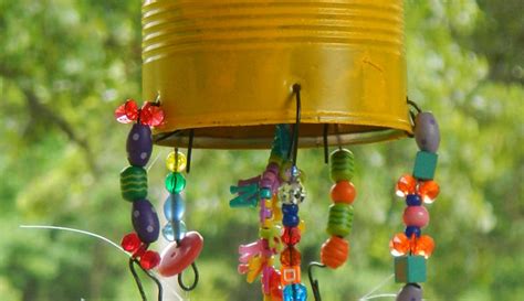 Scare Off Birds With Tin Can Wind Chimes Hobby Farms