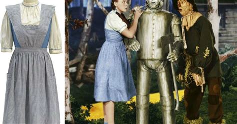 Dorothys Dress Worn By Judy Garland For Wizard Of Oz On Sale For £