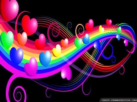 Colorful Love Backgrounds
