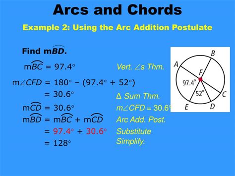 Ppt Arcs And Chords Powerpoint Presentation Free Download Id2828322