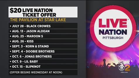 Live Nation Offering 20 Tickets For Hundreds Of Shows Youtube