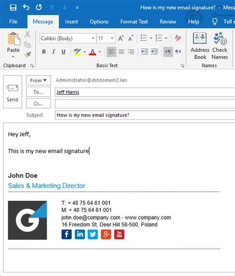 How To Add Picture To Outlook Signature - PictureMeta