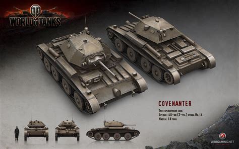 World Of Tanks Tank Wargaming Covenanter Hd Wallpapers Desktop And