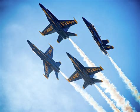 Blue Angels In Formation Photograph By Ray Devlin Fine Art America