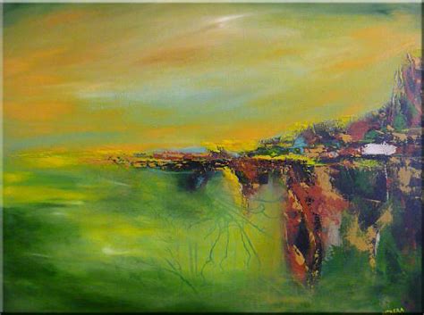 Original Abstract Landscape Paintingacrylic On Canvas Sold By