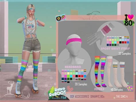 Sims 4 — Retro Reboot Dsf Accessories Dinamyc 80s By Dansimsfantasy