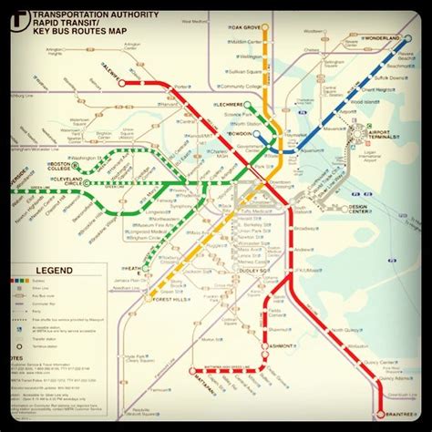 Boston Mta Subway Map