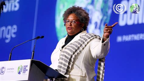 Speech Mia Mottley Prime Minister Of Barbados At The Opening Of The Cop26 World Leaders