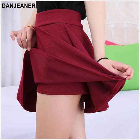 2015 hot women bust shorts skirt pants pleated plus size fashion candy color skirts 9 colors