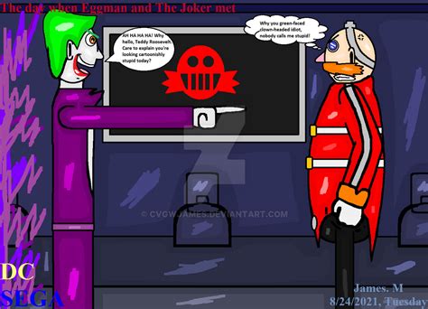 The Day Doctor Eggman Encountered The Joker By Cvgwjames On Deviantart