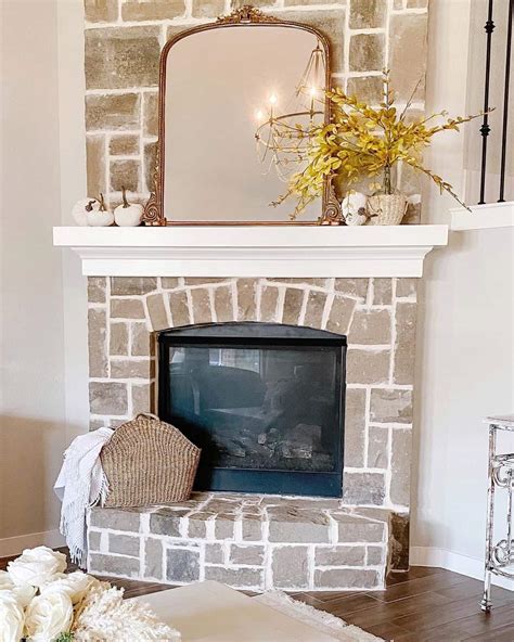 White Fireplace Mantel For Stone Fireplaces Soul And Lane