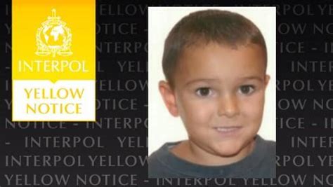 Ce dernier a été enlevé la veille par son père. Interpol diffuse une "alerte mondiale" après l'enlèvement ...