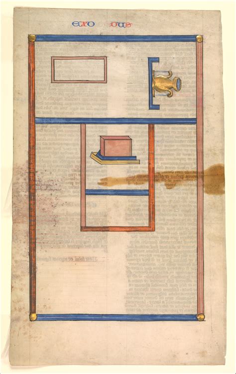 Public Domain Art From The Met — Floor Plan Of The Tabernacle One Of Six