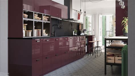 Maybe you would like to learn more about one of these? Kjøkken - KALLARP høyglans rødbrun - IKEA