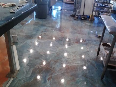 The Ocean Epoxy Floor Located At Seafood Connection In Louisville